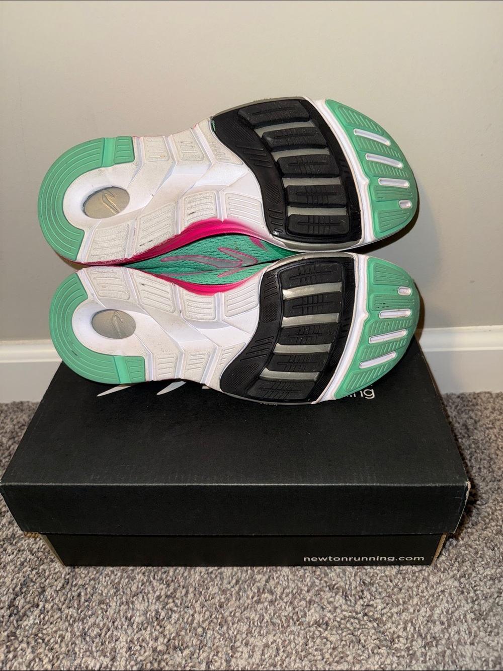Newton Women's Gravity VII Running Shoes — Pink & Teal - Picture 6 of 9
